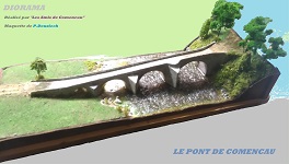 Nouveau: Photo montage de la maquette du pont de Comencau